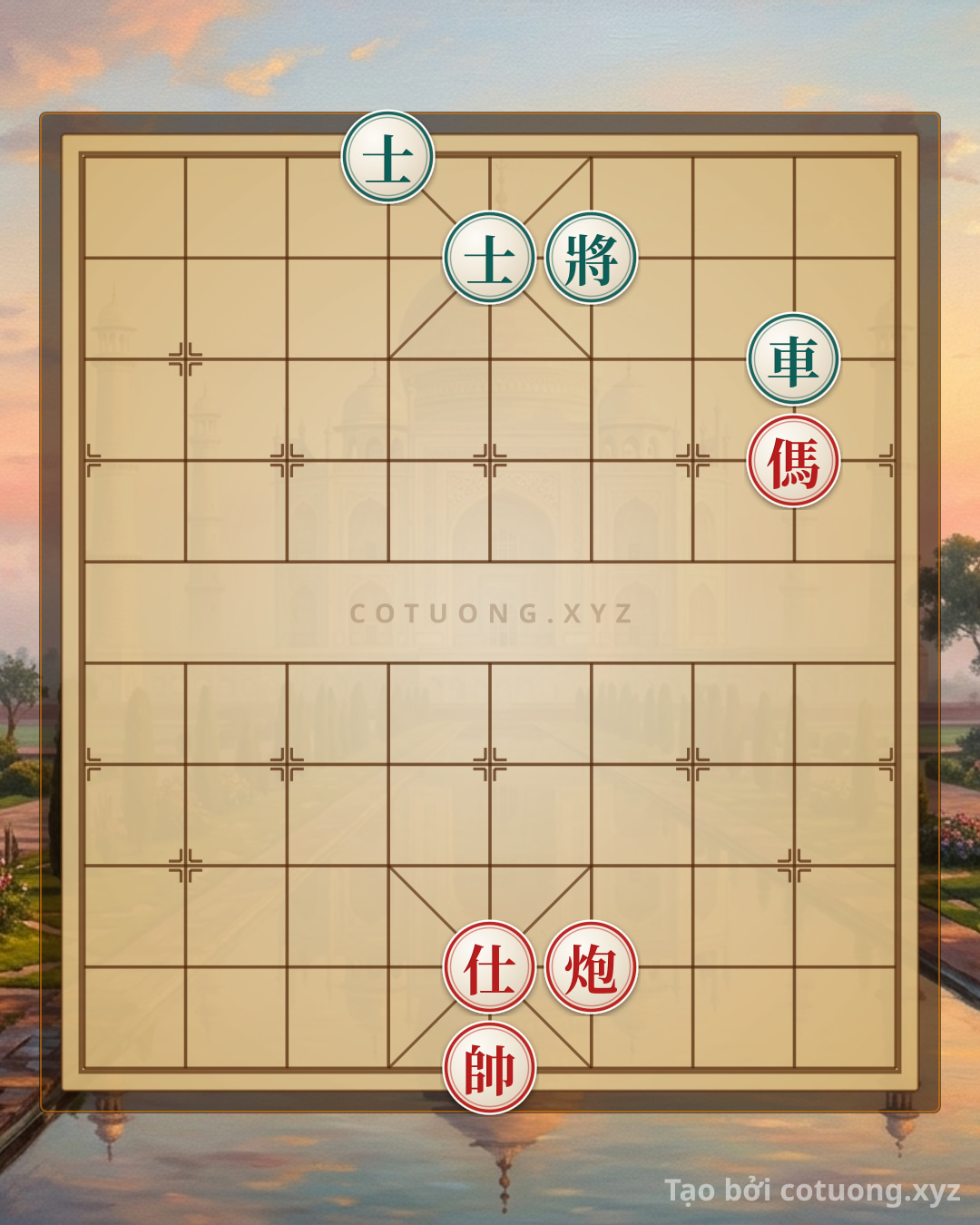 Challenge: Xiangqi: Tactical Endgame with Rook and Cannon - Detailed Guide for Beginners - Can you solve it?
