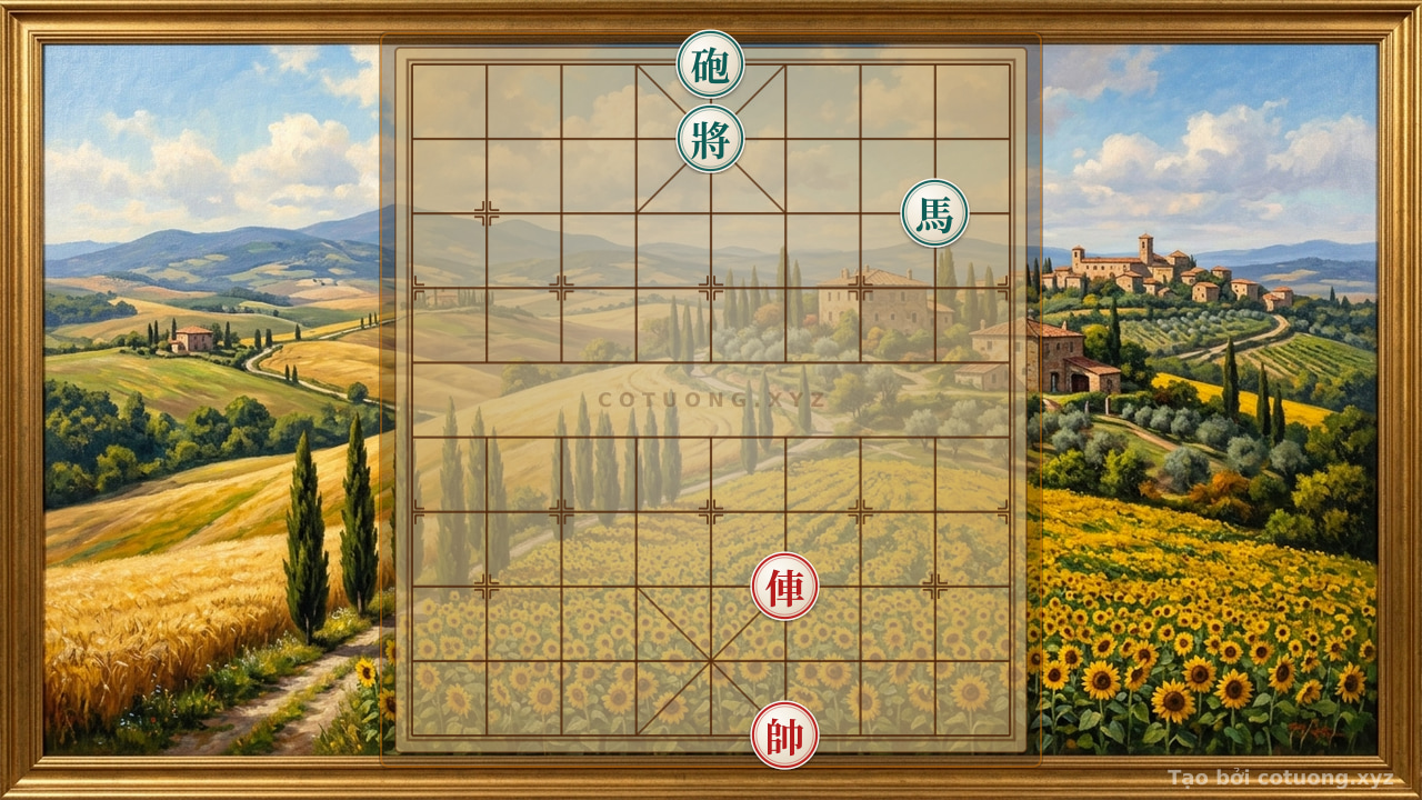 Thế cờ: Xiangqi Solo Formation: Red Chariot Alone Facing Black Cannon-Horse • Counterattack Breakthrough Tactics — Cờ Tướng Online