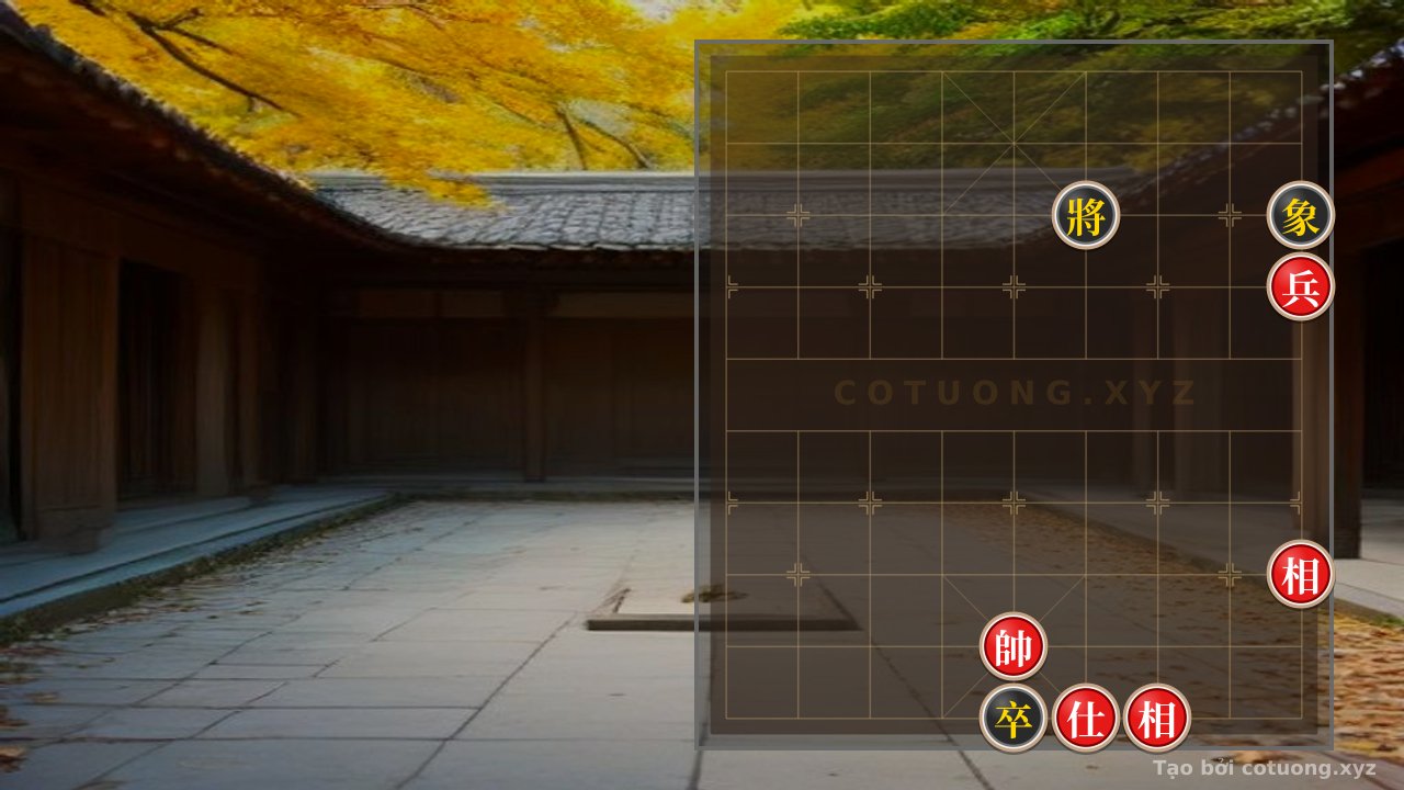 Thế cờ: Secret Moves in Xiangqi: The Advantage of the Red Bishop on File 3 Rank 1 to Force the Black General — Cờ Tướng Online
