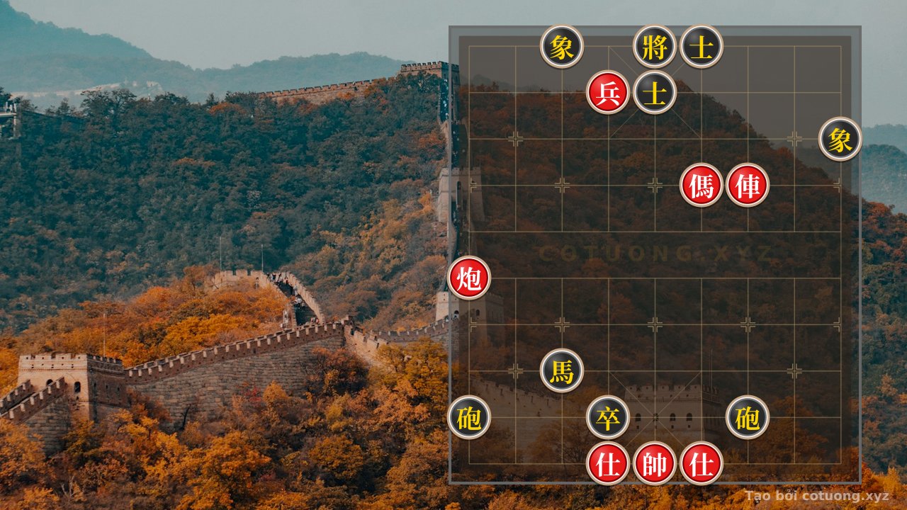 Thế cờ: Xiangqi: The Red vs. Black Battle - Mastering the Advantage on the Board — Cờ Tướng Online