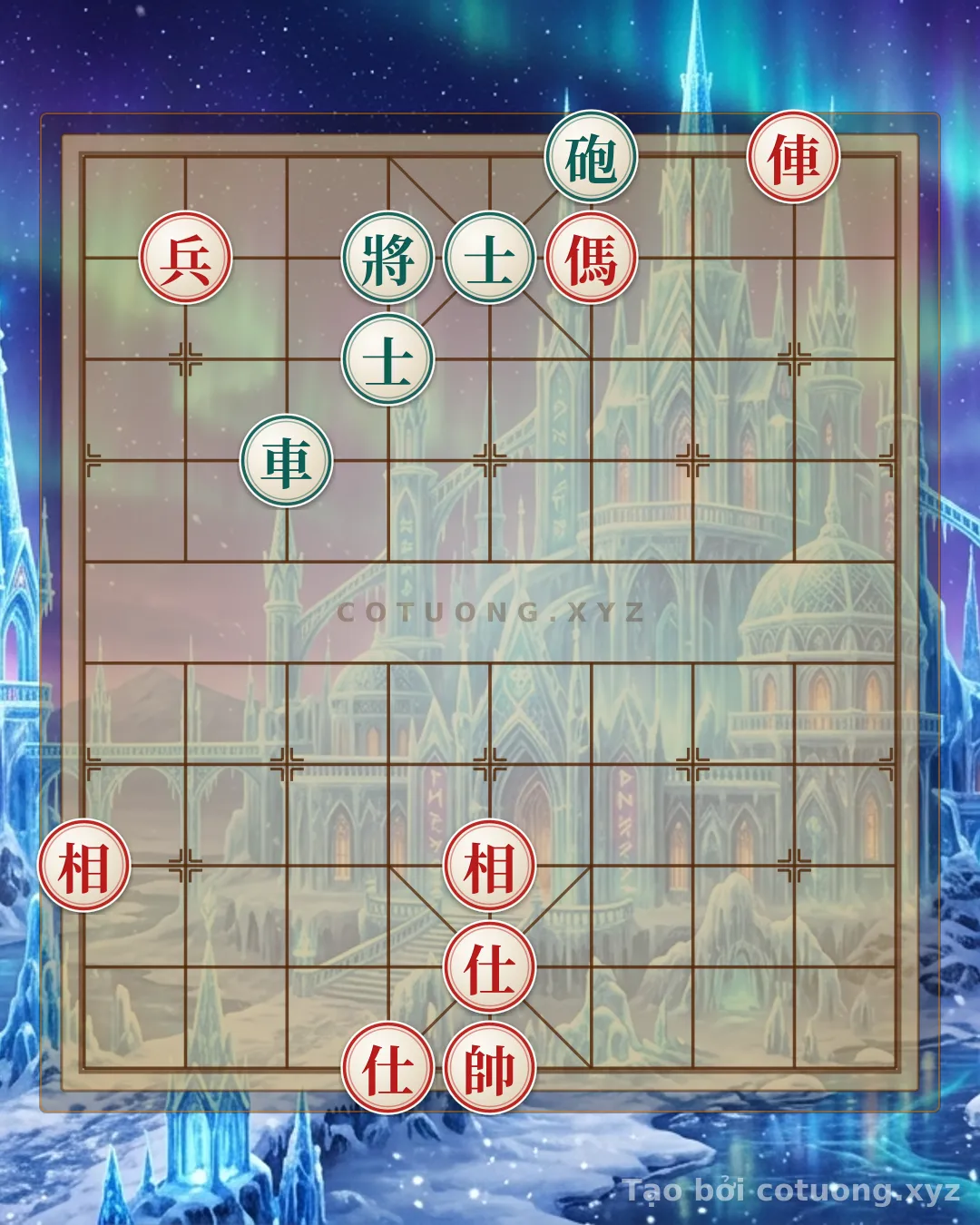Challenge: The Classic Checkmate Strategy: Red Rook, Horse, and Pawn Crush Black's Cannon with Two Advisors in an Instant - Can you solve it?