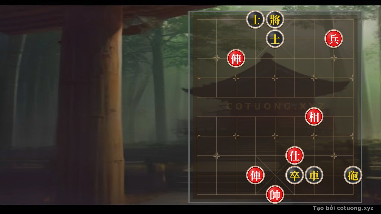 Thế cờ: Master of Xiangqi: 2 Rooks, Advisors, and Elephants vs. Cannon, Chariot, and 2 Advisors - Brutal Tactics — Cờ Tướng Online