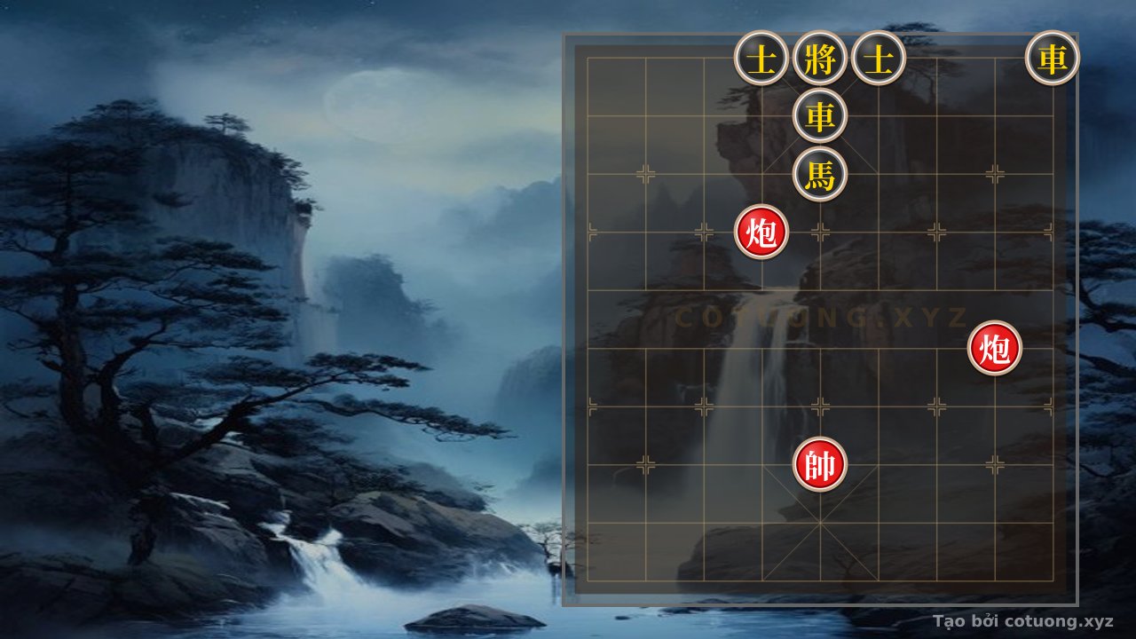 Thế cờ: Black General: The Strength in the Dark - Defense and Counterattack — Cờ Tướng Online