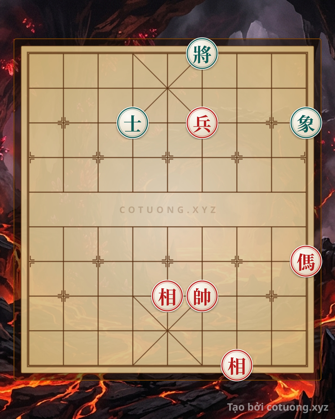 Challenge: Defensive Counterattack Strategy: Neutralizing Black's Threat in the 'Red General on 4th Rank' Position - Can you solve it?