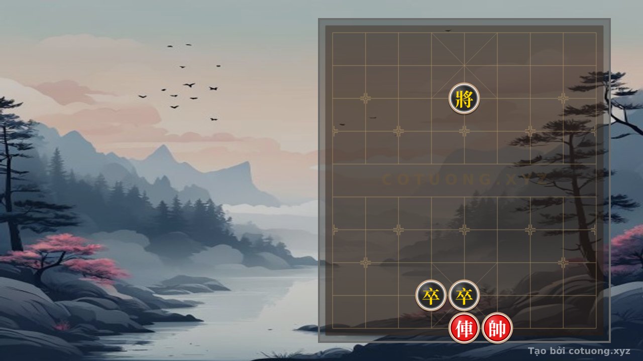 Thế cờ: The Haunting Symphony: Red Chariot Faces Its Fate Alone on the Board — Cờ Tướng Online