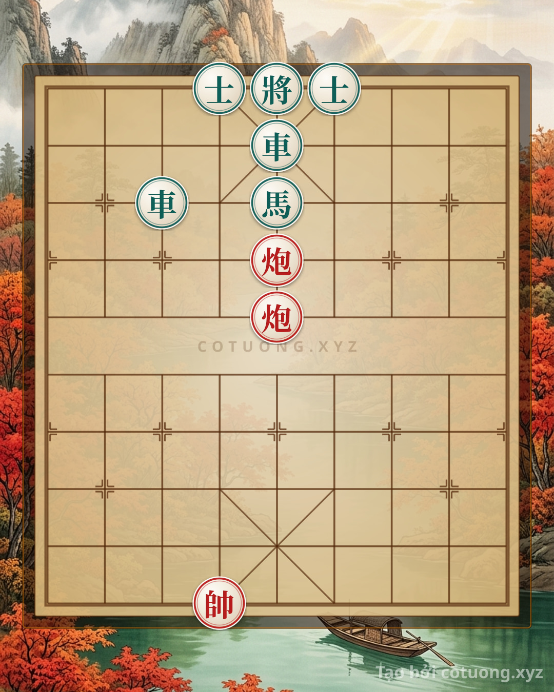 Challenge: The 'Black Chariot on File 3' Trap - A Brutal Strategy in Chinese Chess - Can you solve it?