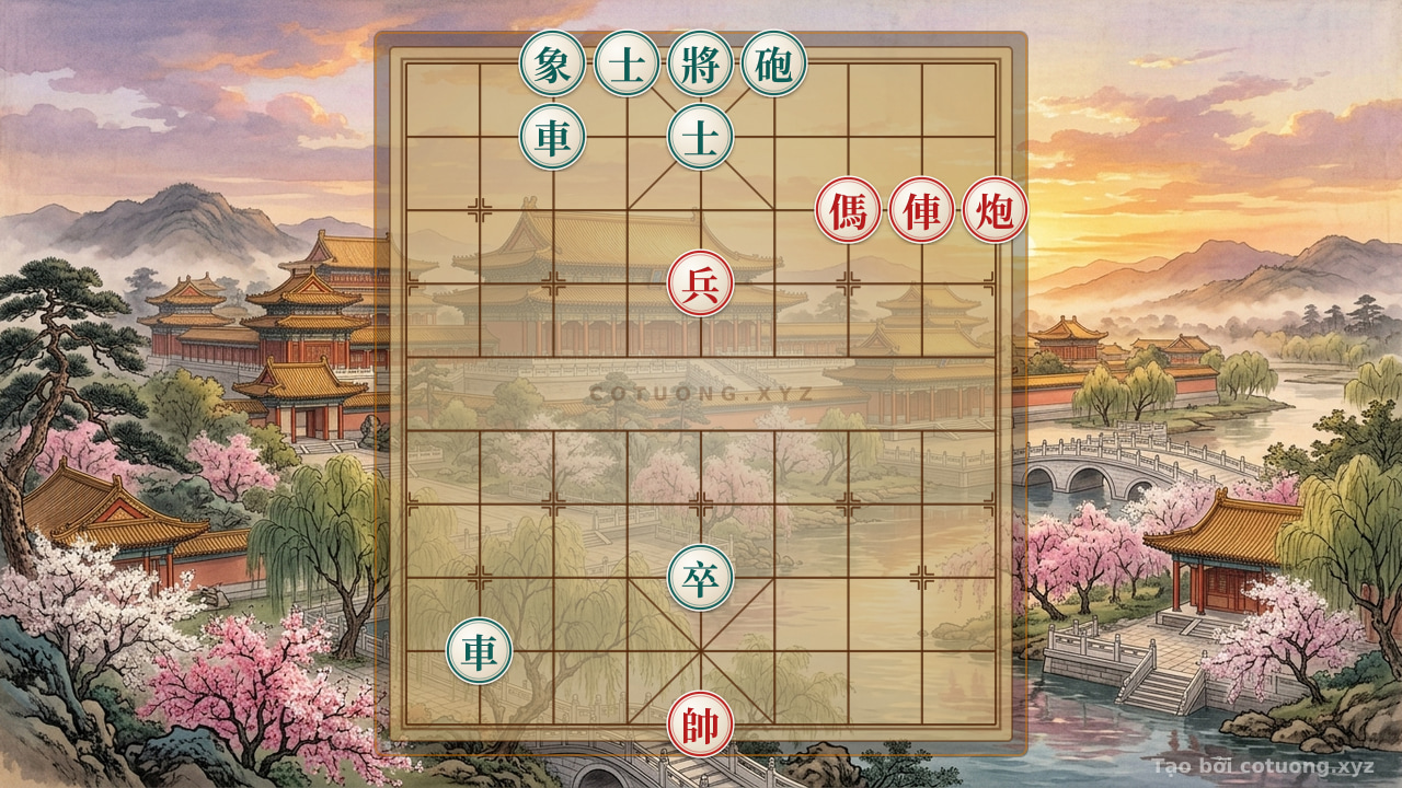Thế cờ: Xiangqi (Chinese Chess) 7/10: 