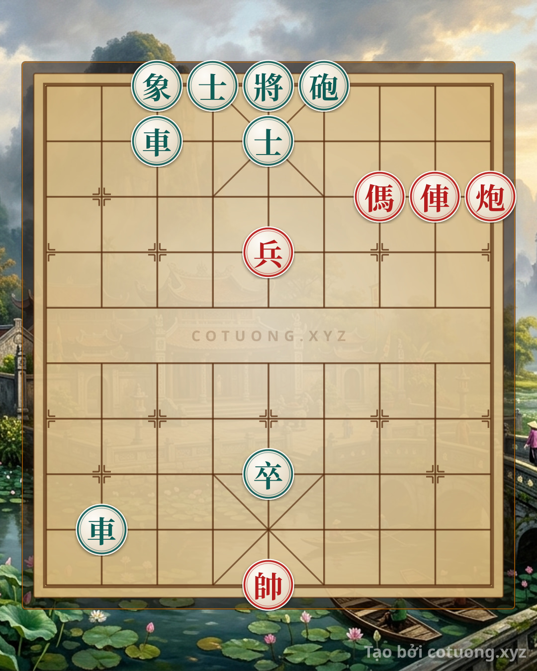 Challenge: Xiangqi (Chinese Chess) 7/10: 
