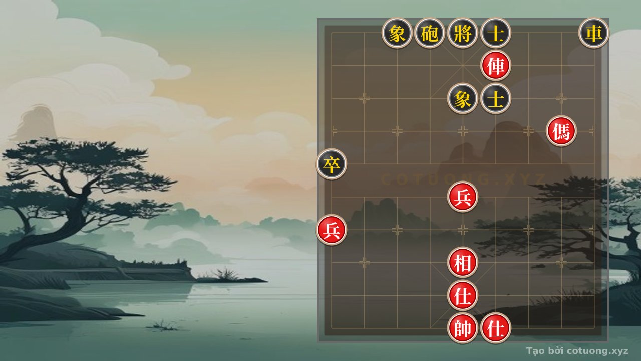 Thế cờ: The Hidden Secret of the Jianghu Chessboard: The Double Strike of the Red Chariot and Horse and the Death of the Black General in Three Moves — Cờ Tướng Online