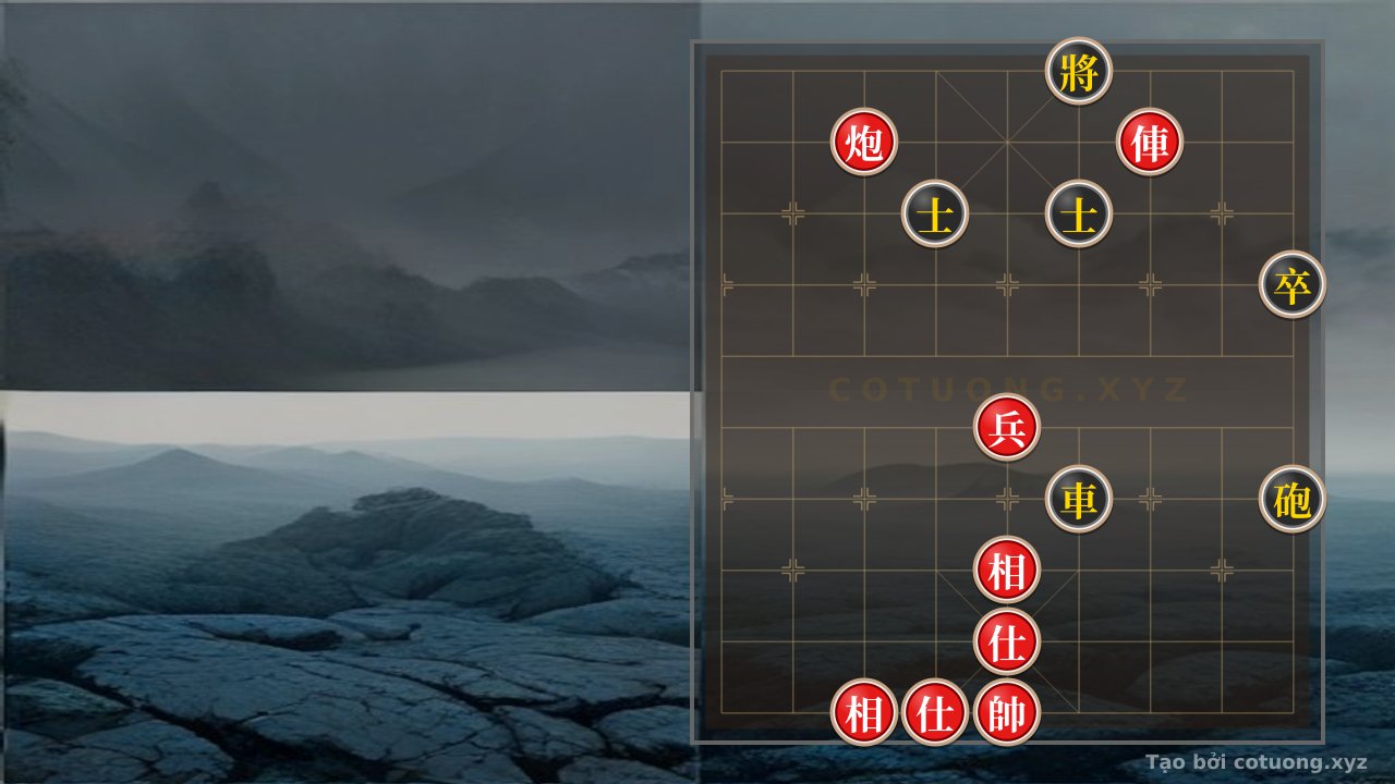 Thế cờ: Xiangqi Position 8/10: Red Rook Penetrates, Black Cannon Defends Like a Symphony — Cờ Tướng Online