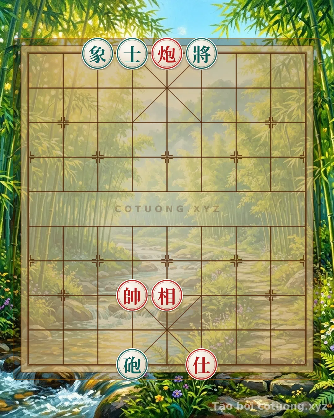 Thế cờ: Basic Xiangqi: Red's Strategy Against Black in the Double Cannon Formation — Cờ Tướng Online