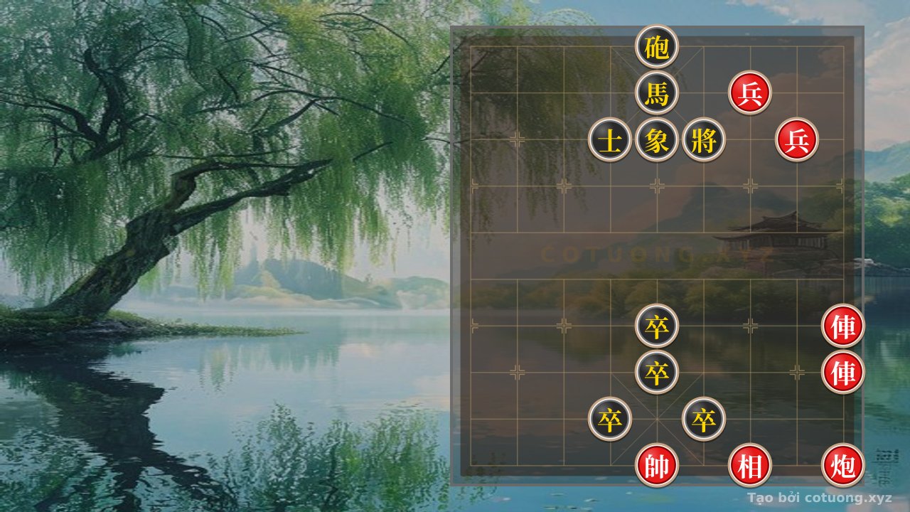 Thế cờ: Red General's Chess: 'Black Rook 1' is Broken in the First Move — Cờ Tướng Online