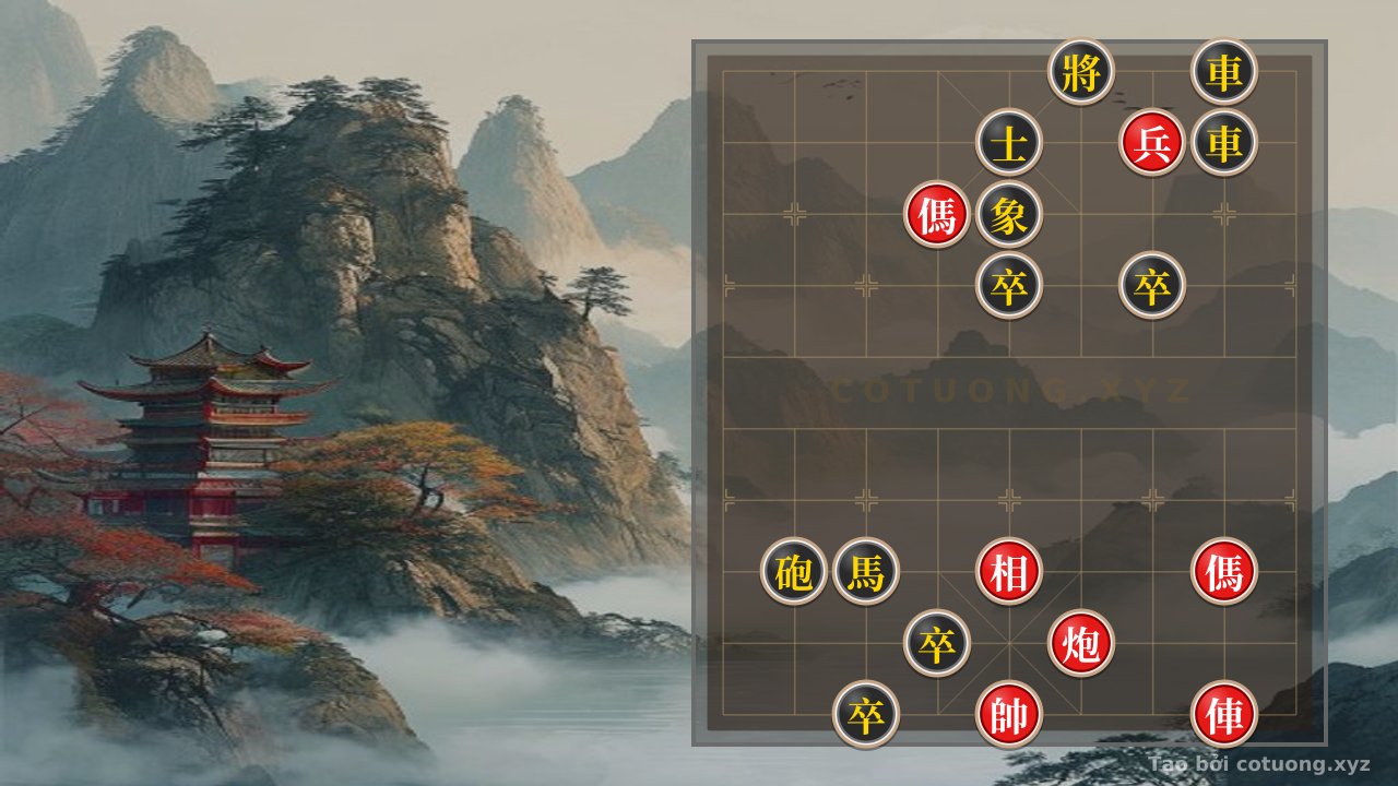 Thế cờ: The Secret to Countering Black's 'Double Horse' Strategy: The Rook's Revenge from File 2 — Cờ Tướng Online