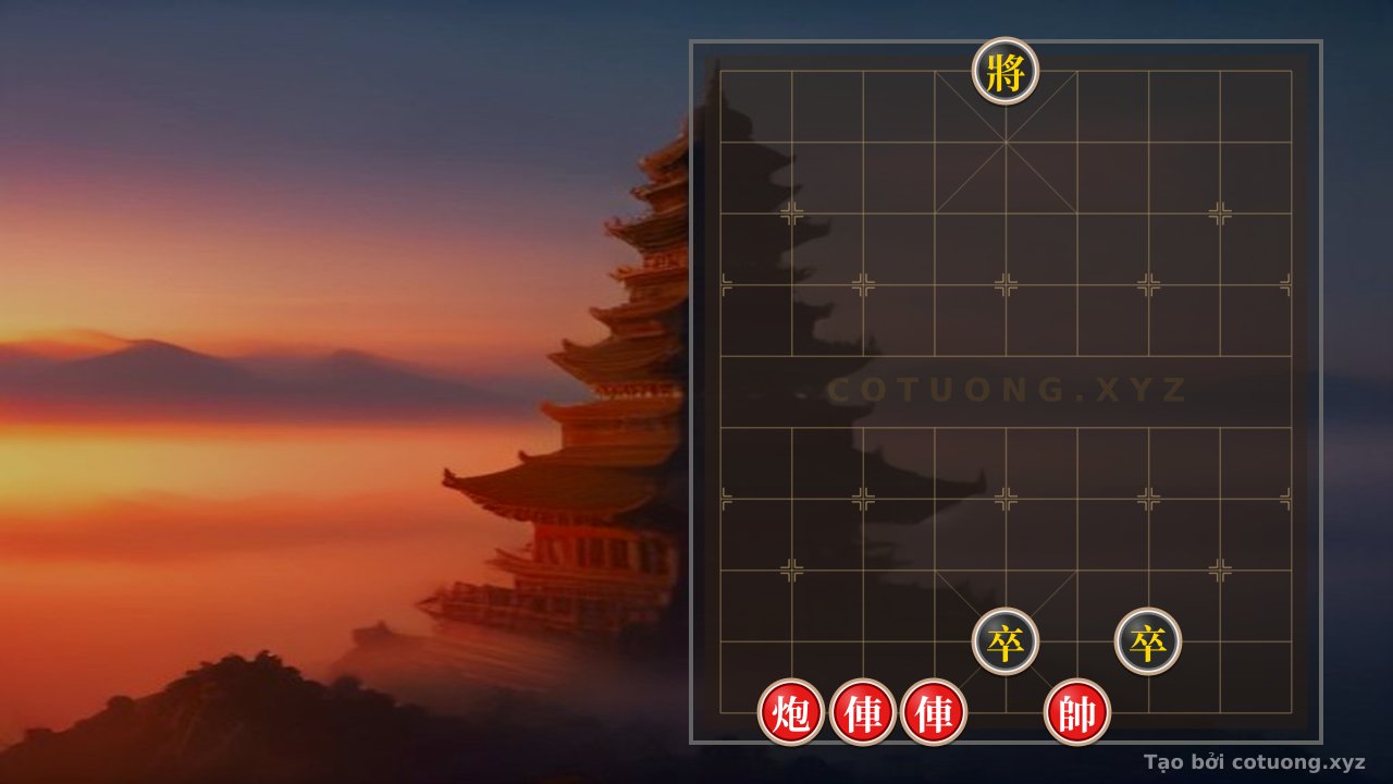Thế cờ: Xiangqi 'Double Chariot Checkmate': When Red Plays Like Cao Cao's Xich Bi, Black Only Waits for Defeat — Cờ Tướng Online