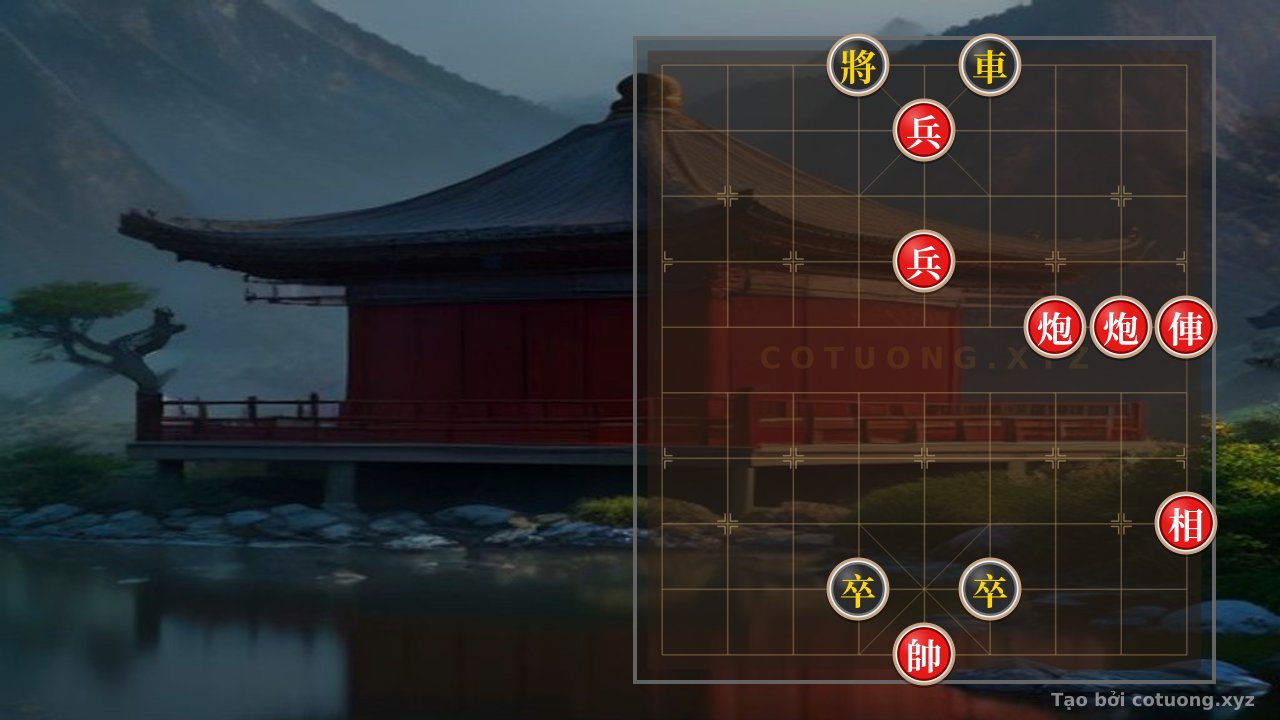 Thế cờ: Xiangqi: Red Rook Opening Strategy with a Straight Attack on File 5 — Cờ Tướng Online