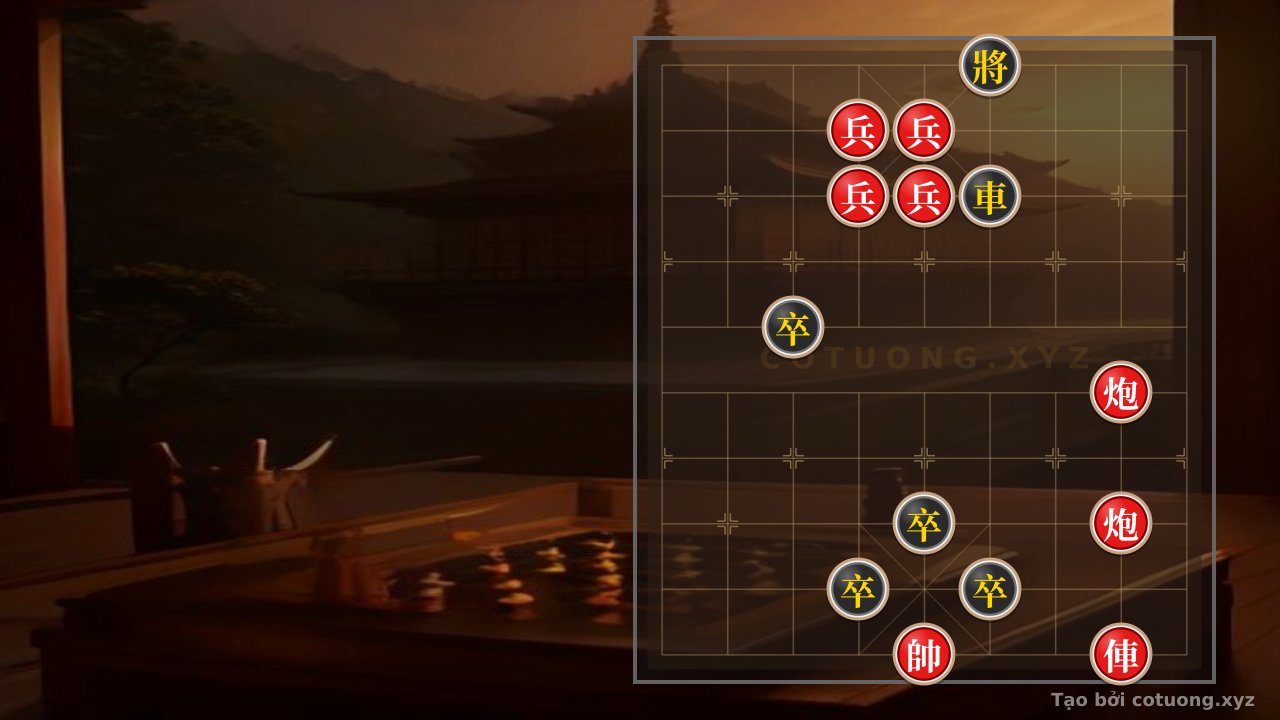 Thế cờ: Peak of the Endgame: Rook 2Cannons 4Pawns vs. Rook 4Pawns - Winning Strategy from Grandmaster — Cờ Tướng Online