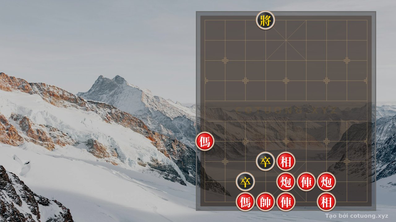 Thế cờ: Xiangqi: Red Attacks, Black Has Only One General - Sacrifice Strategy to Kill the Opponent — Cờ Tướng Online