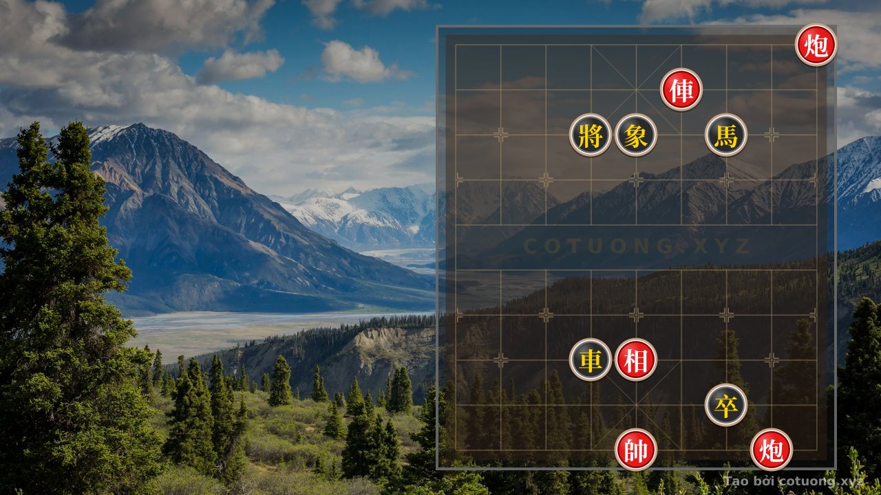 Thế cờ: Red Cannon on File 1, Rank 10: A Deadly Trap in Xiangqi Endgames — Cờ Tướng Online