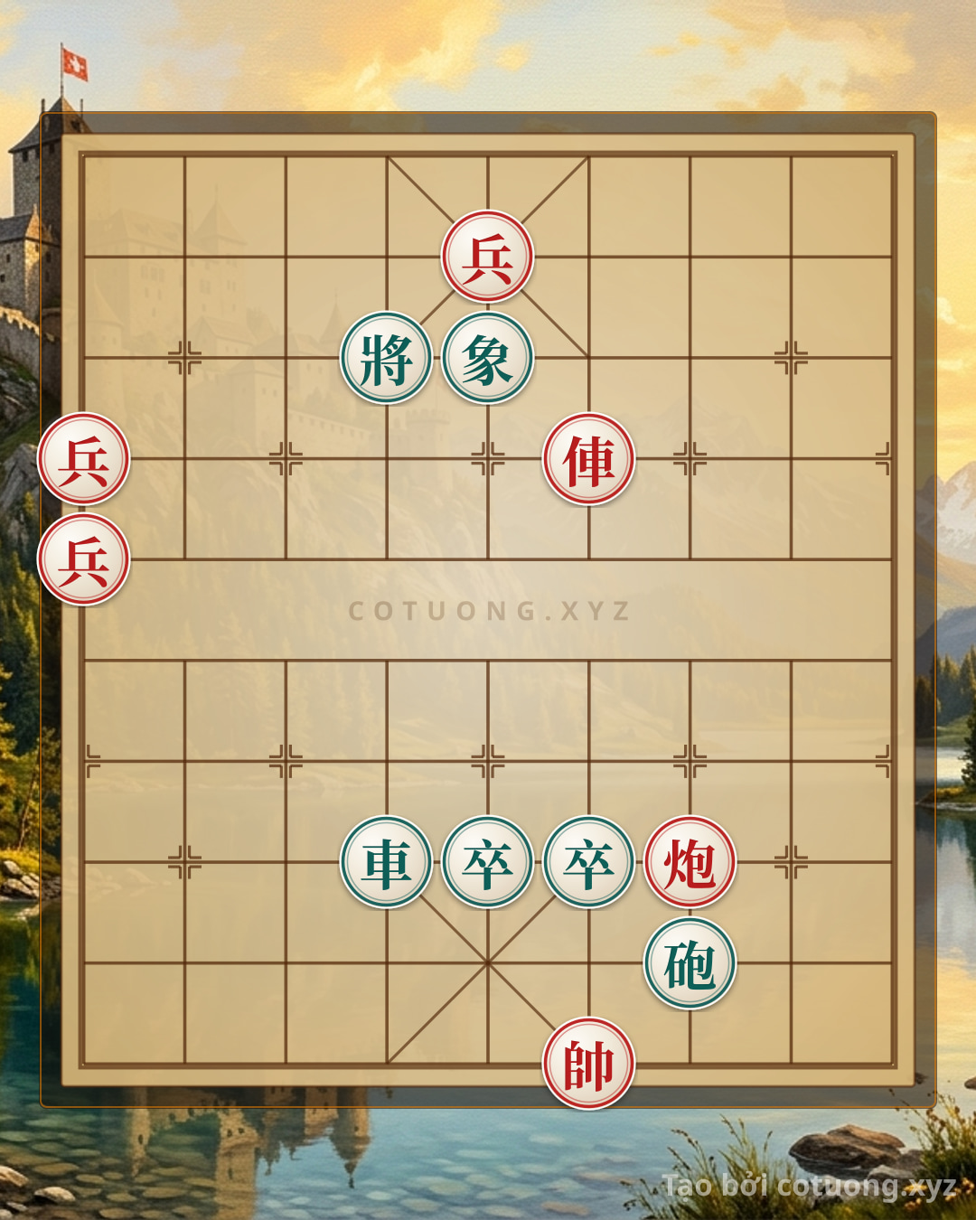 Challenge: Xiangqi (Chinese Chess) Analysis: The Red Victory in the Classic Battle - Can you solve it?