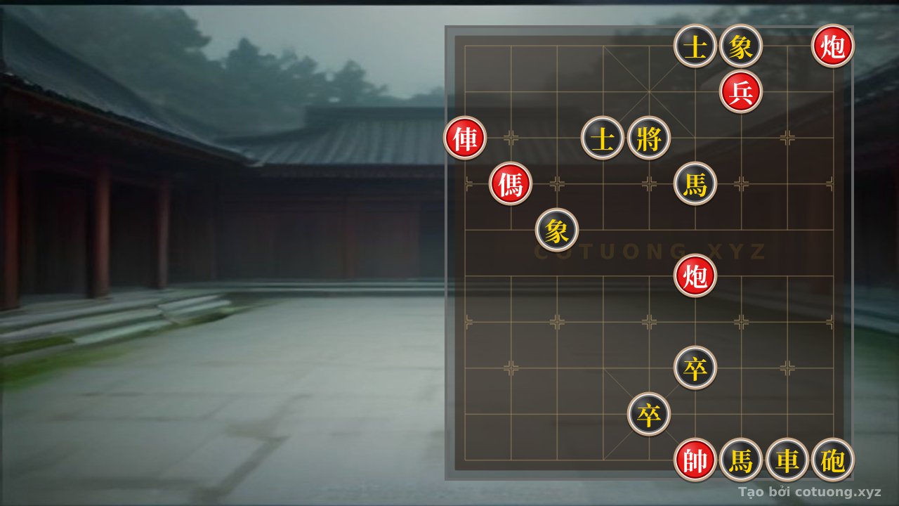Thế cờ: Xiangqi Counterattack Secrets: When Red Rook Faces the Deadly Black Horses — Cờ Tướng Online