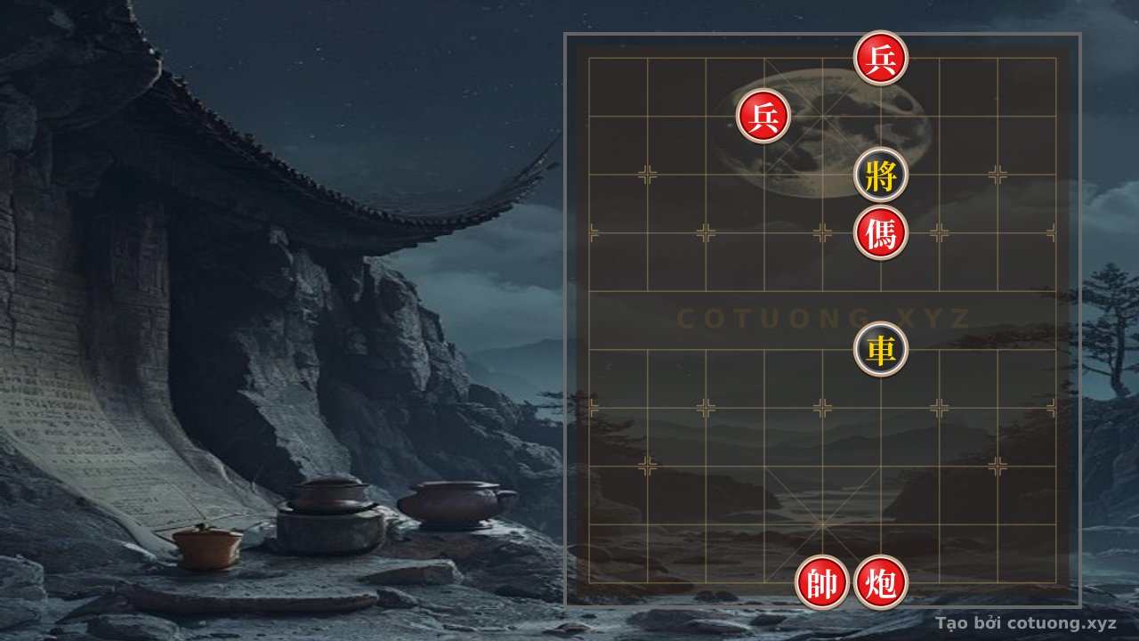 Thế cờ: Xiangqi: Strategic Tips When the Black Chariot Blocks the Red Cannon — Cờ Tướng Online