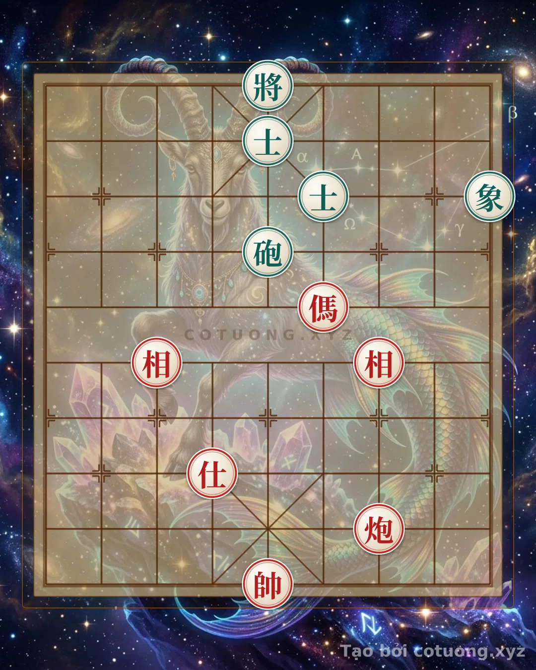 Thế cờ: Xiangqi (Chinese Chess) Secret Move: Cannon Horse Advisor 2 Elephants Beat Cannon 2 Advisors Elephants in One Unexpected Move — Cờ Tướng Online