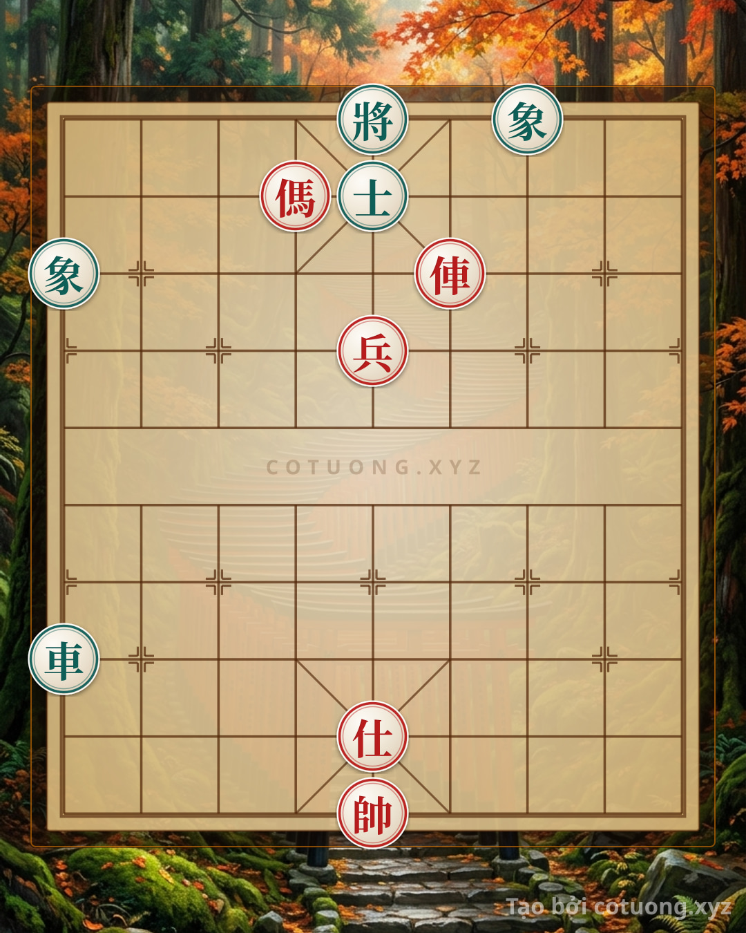 Challenge: Master Xiangqi Position: Red Chariot and Black Bishop Strategy - Online Xiangqi - Can you solve it?