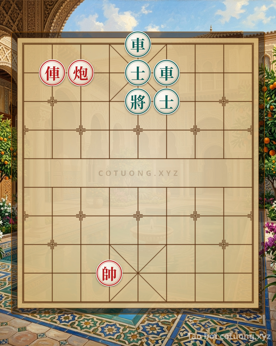 Challenge: Xa pháo hiệp lực trảm tướng - Can you solve it?