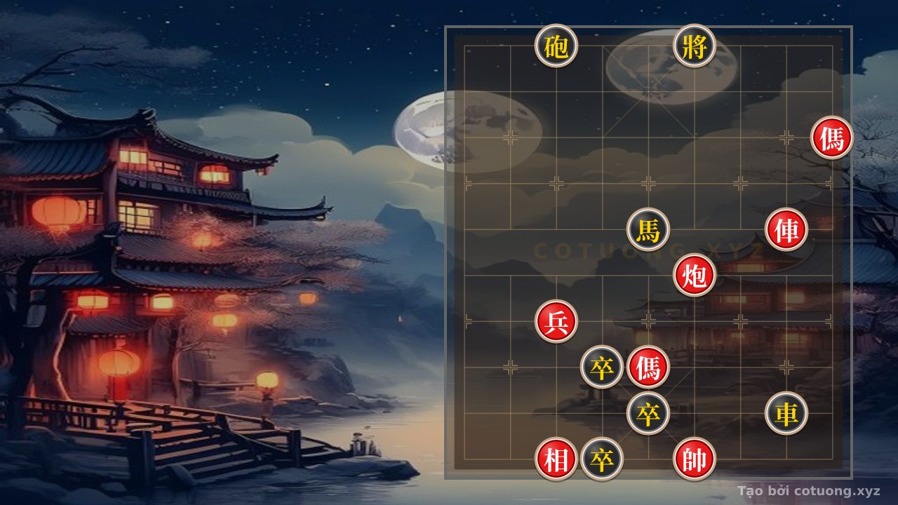 Thế cờ: The Ultimate Rook-Cannon 2 Horses Elephant vs. Rook-Cannon Horse 3 Pawns Checkmate in One Move: A Master's Guide to Classic Chess Tactics — Cờ Tướng Online