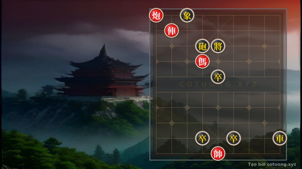 Thế cờ: Black's Defensive Strategy: Withstanding Extreme Pressure — Cờ Tướng Online