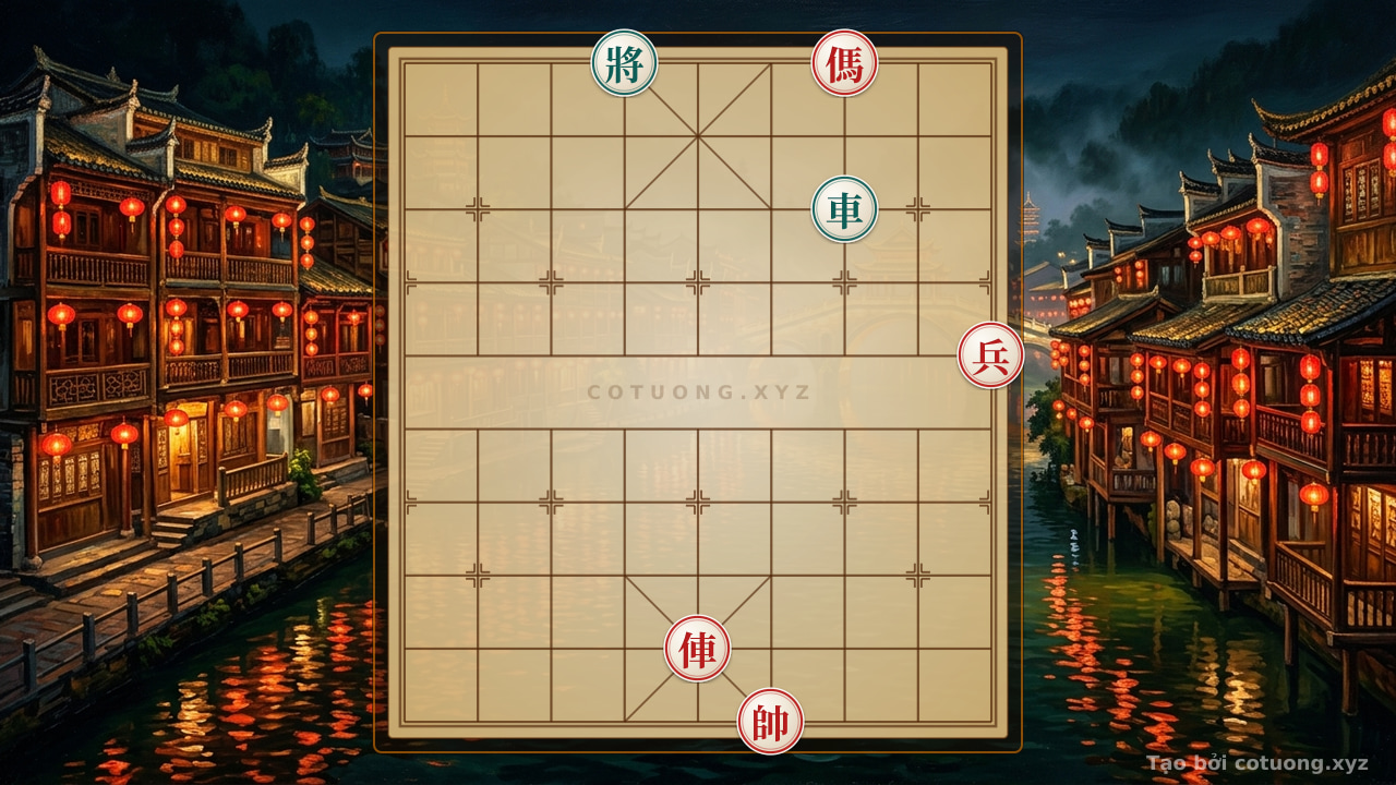Thế cờ: Xiangqi World Championship Online: Winning with 1 Rook, 1 Horse & 1 Pawn - First Move — Cờ Tướng Online