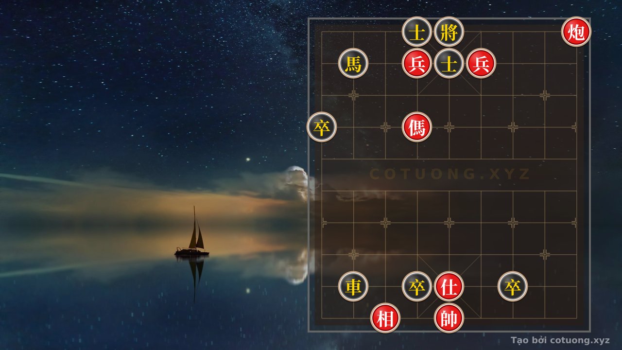 Thế cờ: Red Cannon's Counterattack Strategy: The Hidden Trap to Neutralize Black's Rook 1 — Cờ Tướng Online