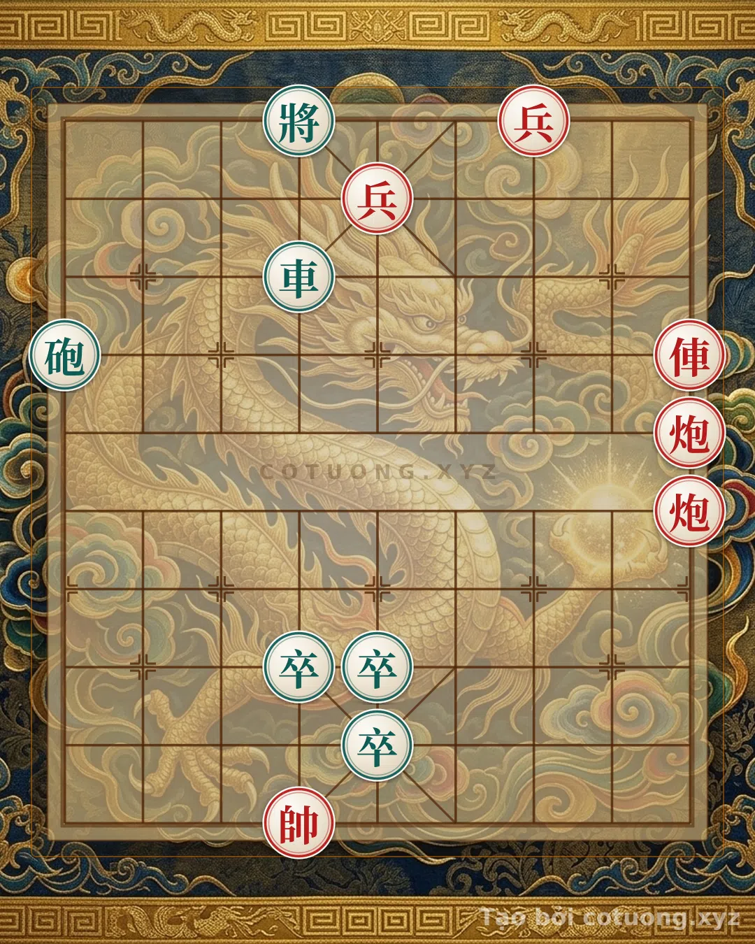 Thế cờ: Xiangqi: The Red Surprise Strategy in the 'Black Chariot Trap' Formation — Cờ Tướng Online