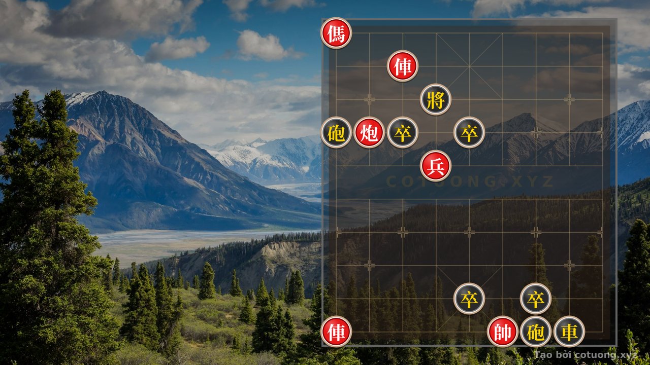 Thế cờ: Xiangqi: Tactical Checkmate with Red Rook and Horse — Cờ Tướng Online