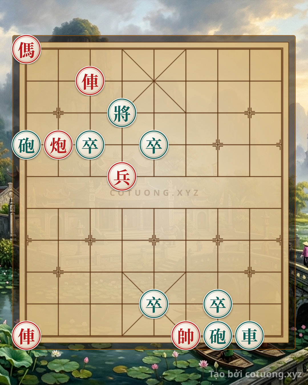 Challenge: Xiangqi: Tactical Checkmate with Red Rook and Horse - Can you solve it?