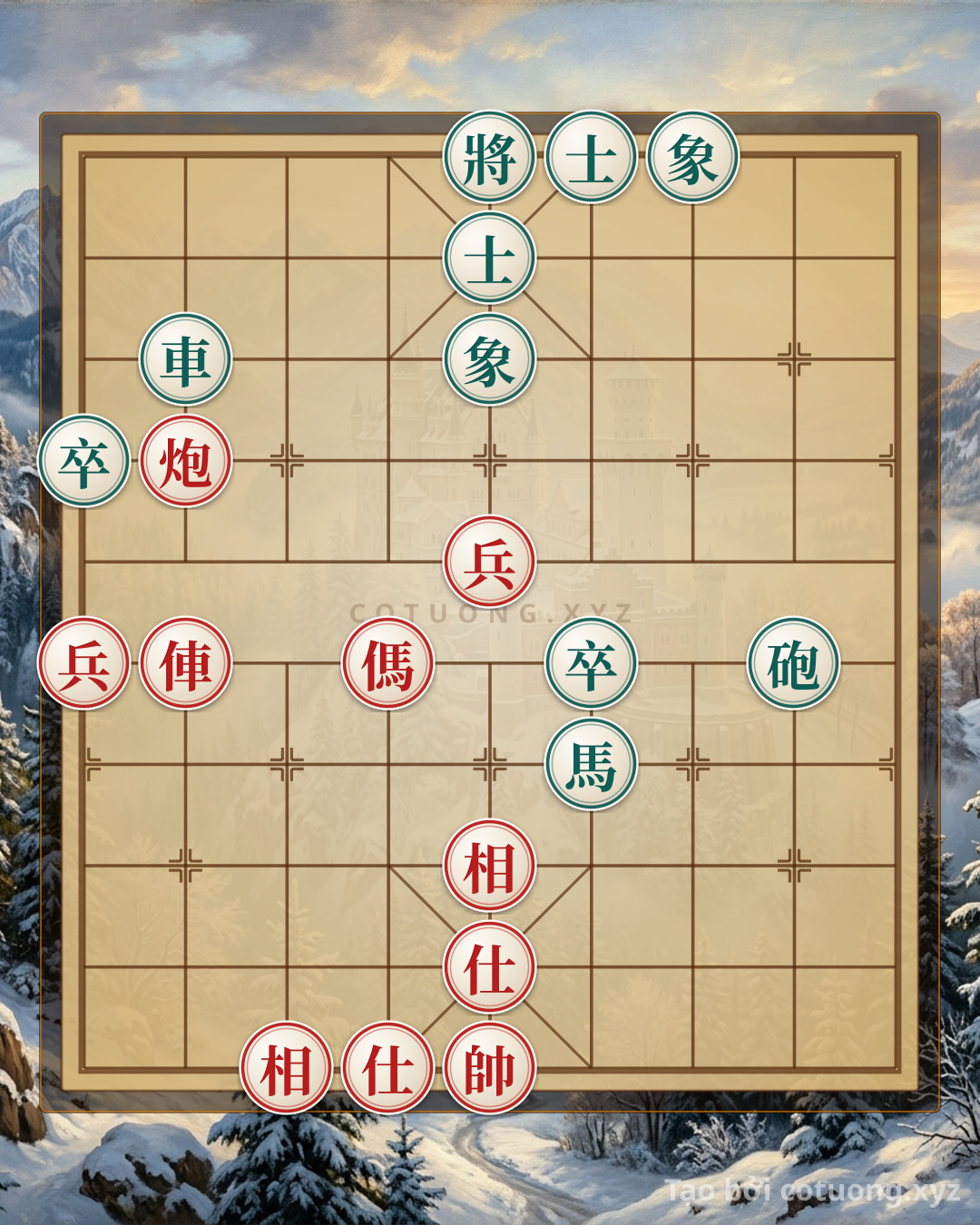 Challenge: The Royal Assassination: Red Chariot and Cannon Crush the Black Army in Three Mournful Moves - Can you solve it?