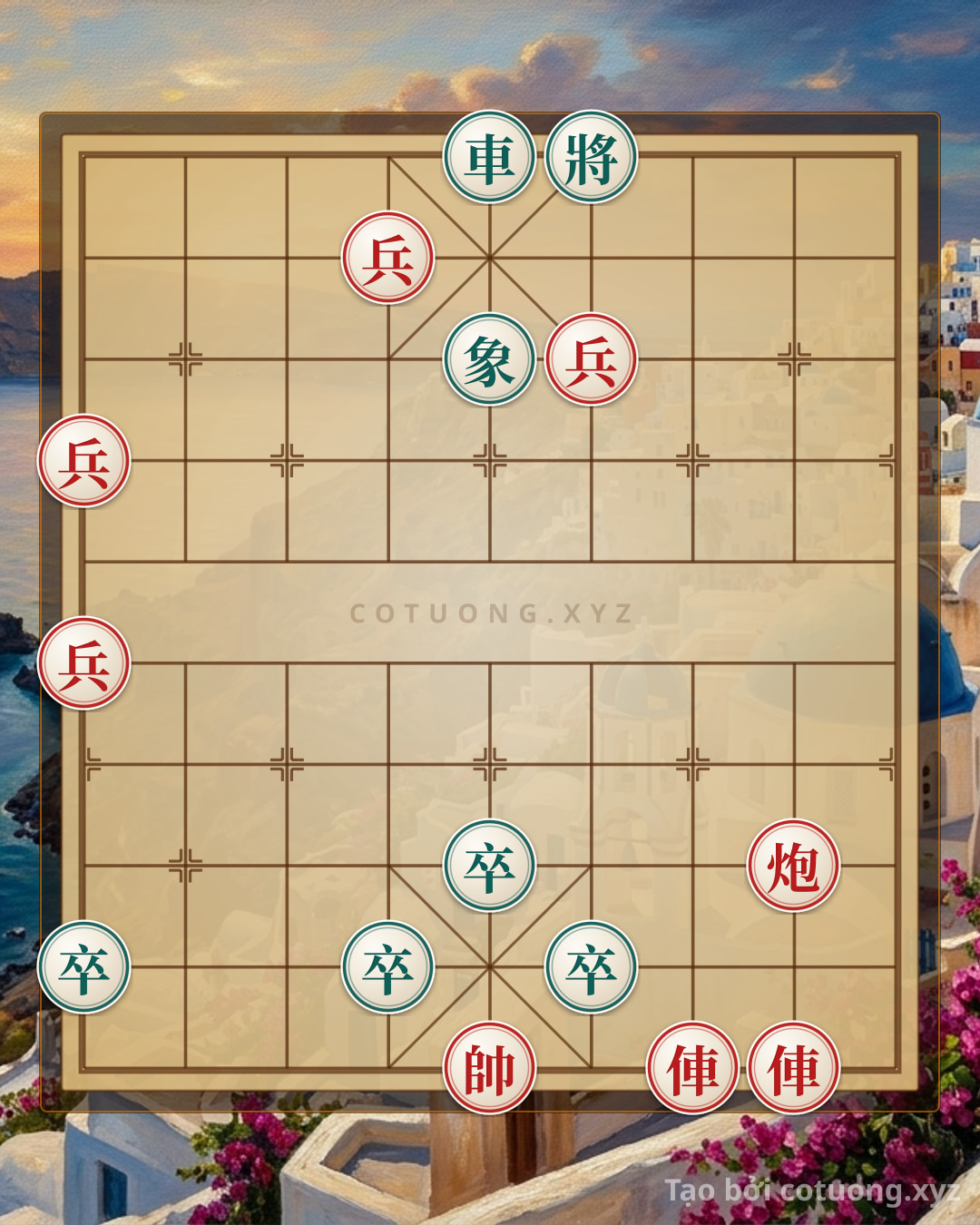 Challenge: Song xa pháo giáp công đoạt tướng - Can you solve it?