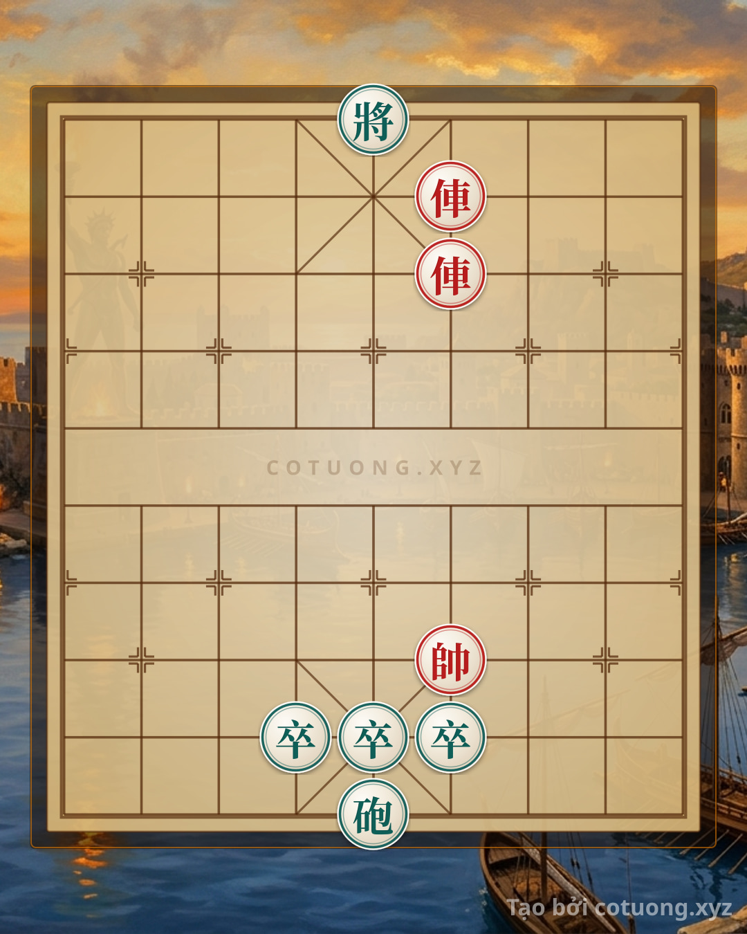 Challenge: 2 Rooks vs. 3 Cannons: The Secret to Defeating the Tricky 3 Pawns - Can you solve it?