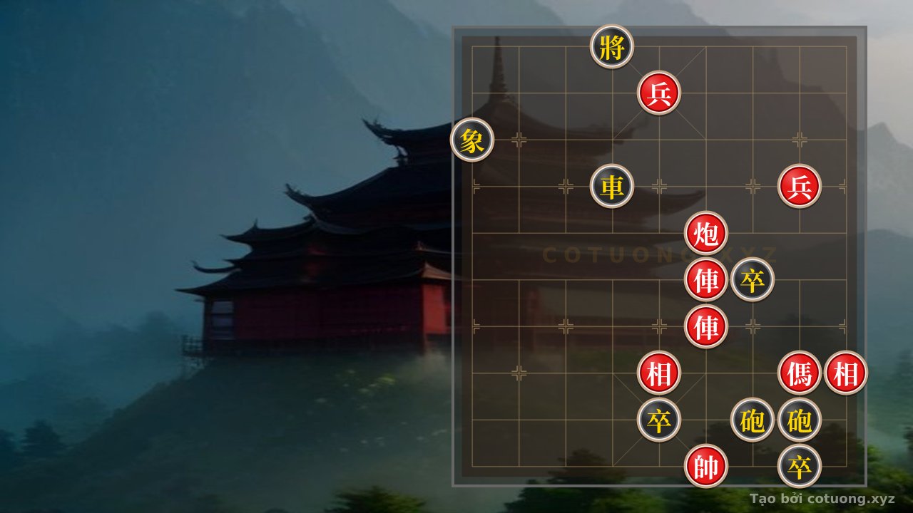 Thế cờ: Checkmate Tactics: The Turning Point of Life and Death in the Battle Between Red and Black - Bloodthirsty Tactical Analysis — Cờ Tướng Online