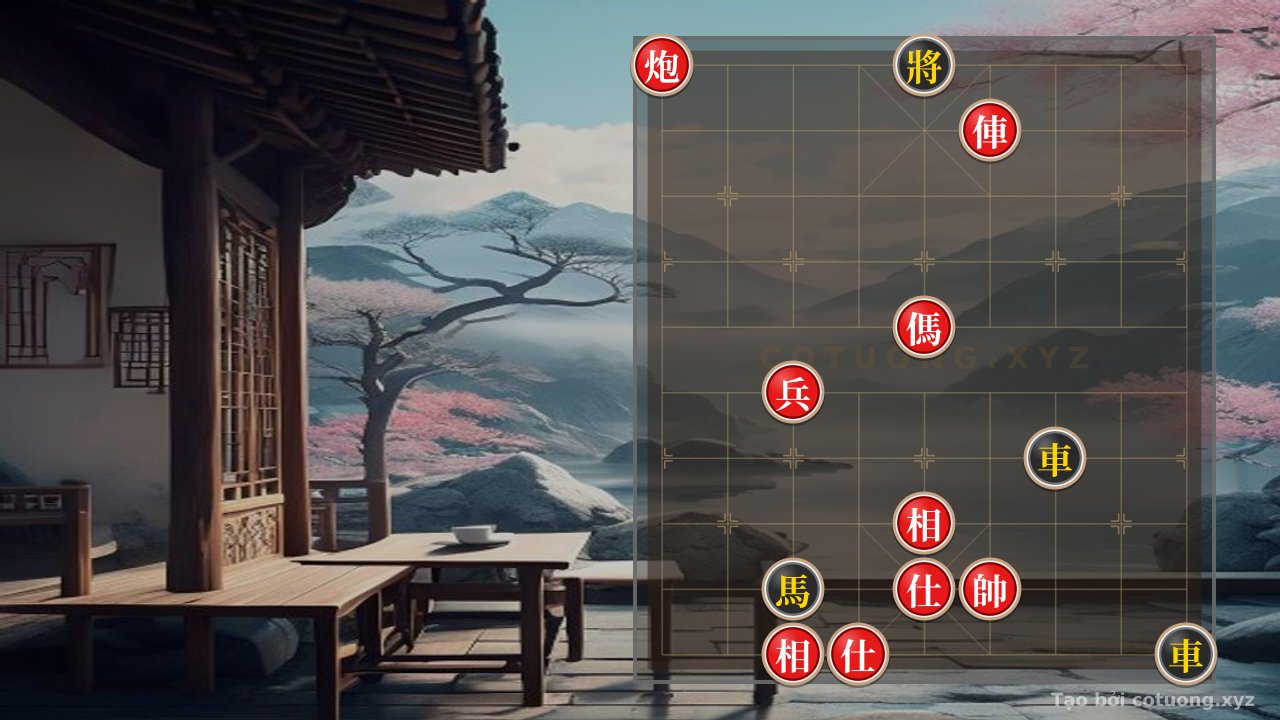 Thế cờ: Red Cannon on File 9, Rank 10: A Deceptive Move Like a Mythical Trick — Cờ Tướng Online