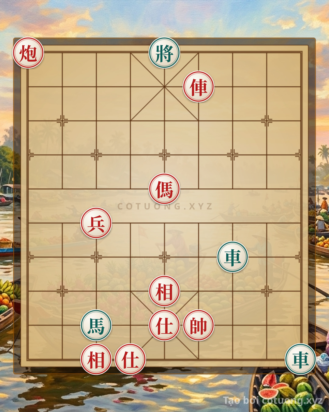 Challenge: Red Cannon on File 9, Rank 10: A Deceptive Move Like a Mythical Trick - Can you solve it?