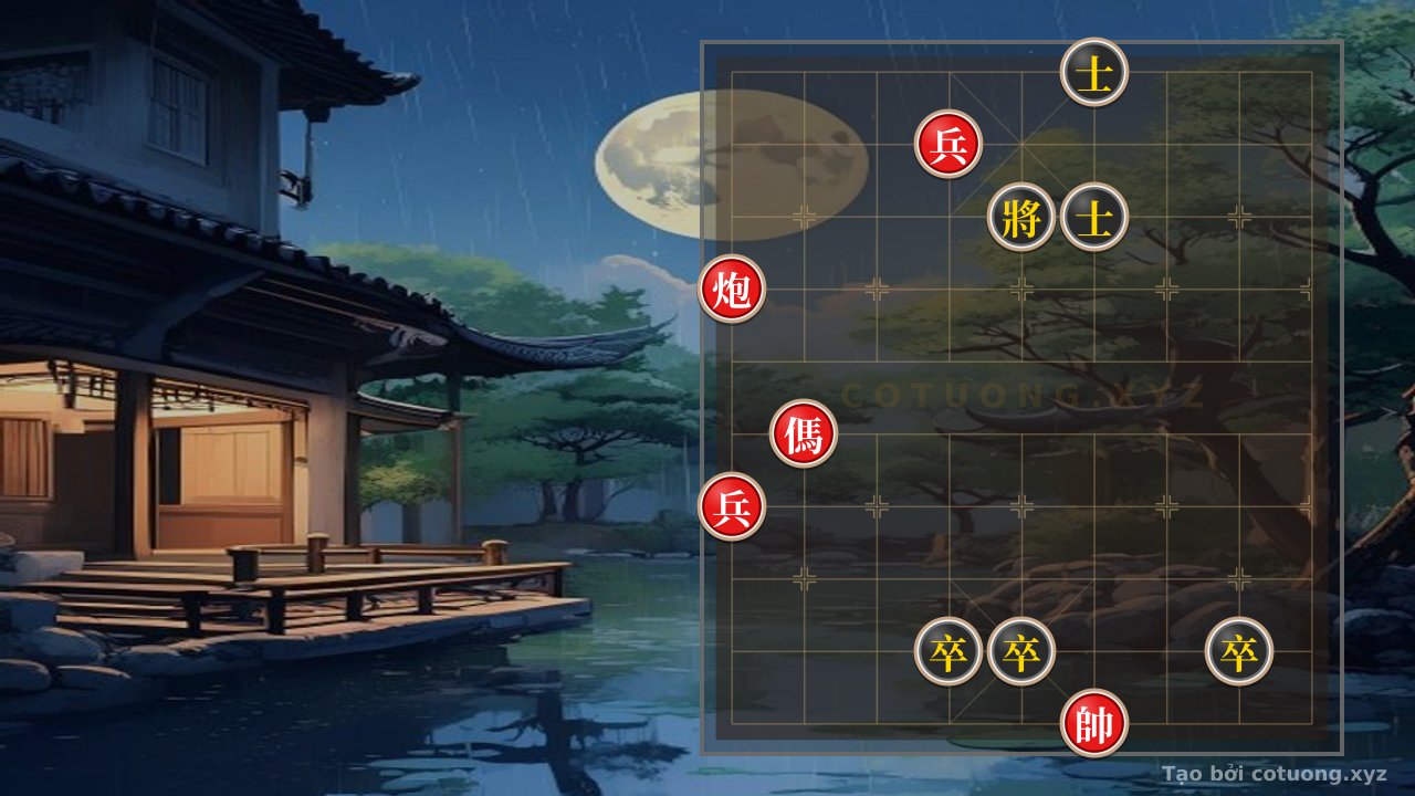 Thế cờ: Mastering Endgame Xiangqi: Cannon Horse Two Pawns vs. Three Pawns Two Advisors - Deep Tactics for Beginners — Cờ Tướng Online