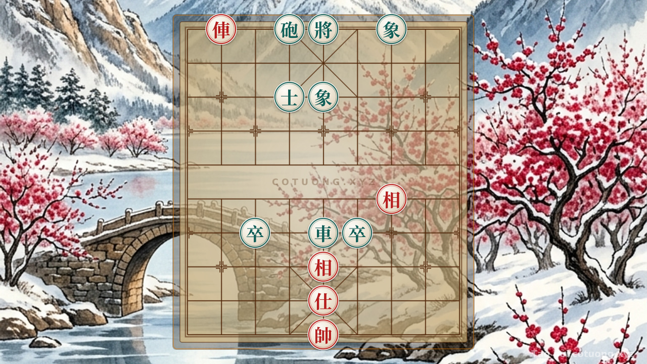 Thế cờ: The Legendary Chessboard Trap: Red Chariot vs. Black Chariot-Cannon with Double Pawns - Every Move is a Deadly Trap — Cờ Tướng Online