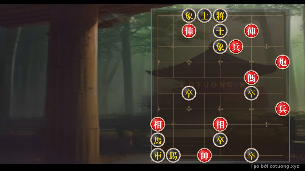 Thế cờ: Xiangqi: The Red Strategy That Shatters the Black Double Horses - Basic Attack Tactics — Cờ Tướng Online
