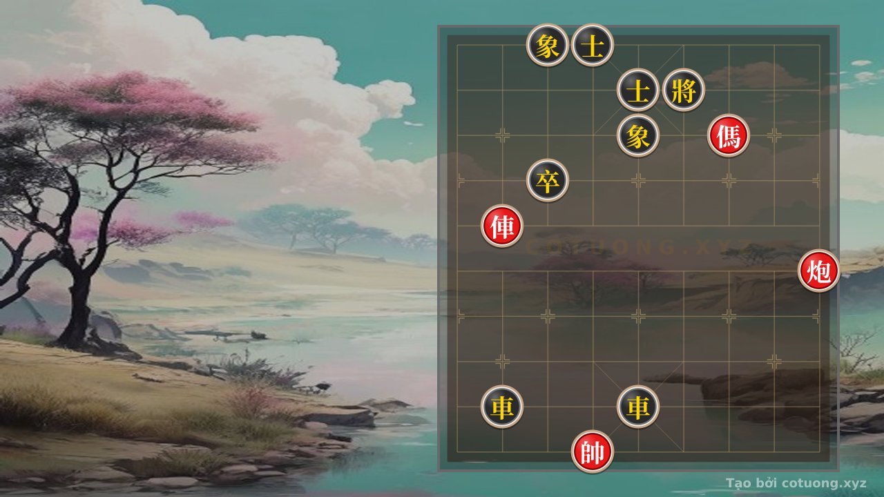 Thế cờ: Red's Empty Cannon Move: A Strategy to Defeat the Black Chariot in Xiangqi — Cờ Tướng Online