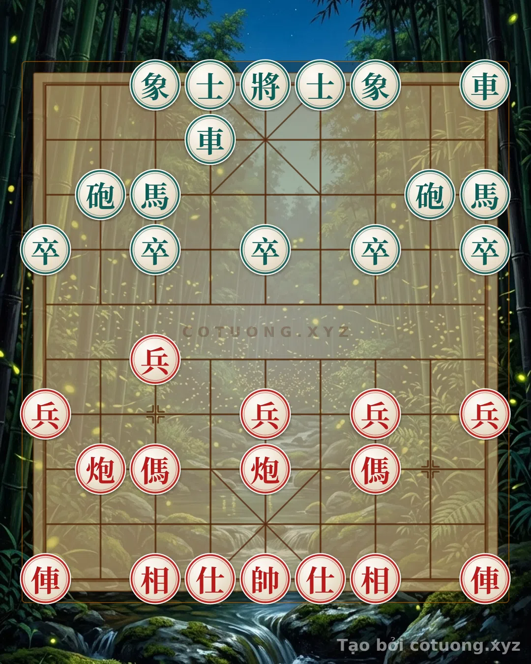 Thế cờ: Xiangqi: Defensive Tactics in the 'Divine Soldier' Formation - Learning from History — Cờ Tướng Online