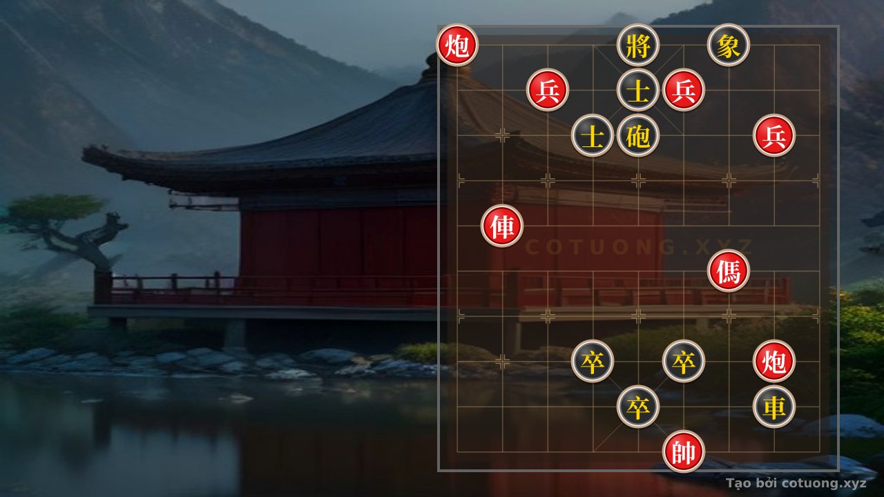 Thế cờ: Xiangqi: Red's Pincer with the Empty Cannon, Lessons from Ancient Tactics — Cờ Tướng Online
