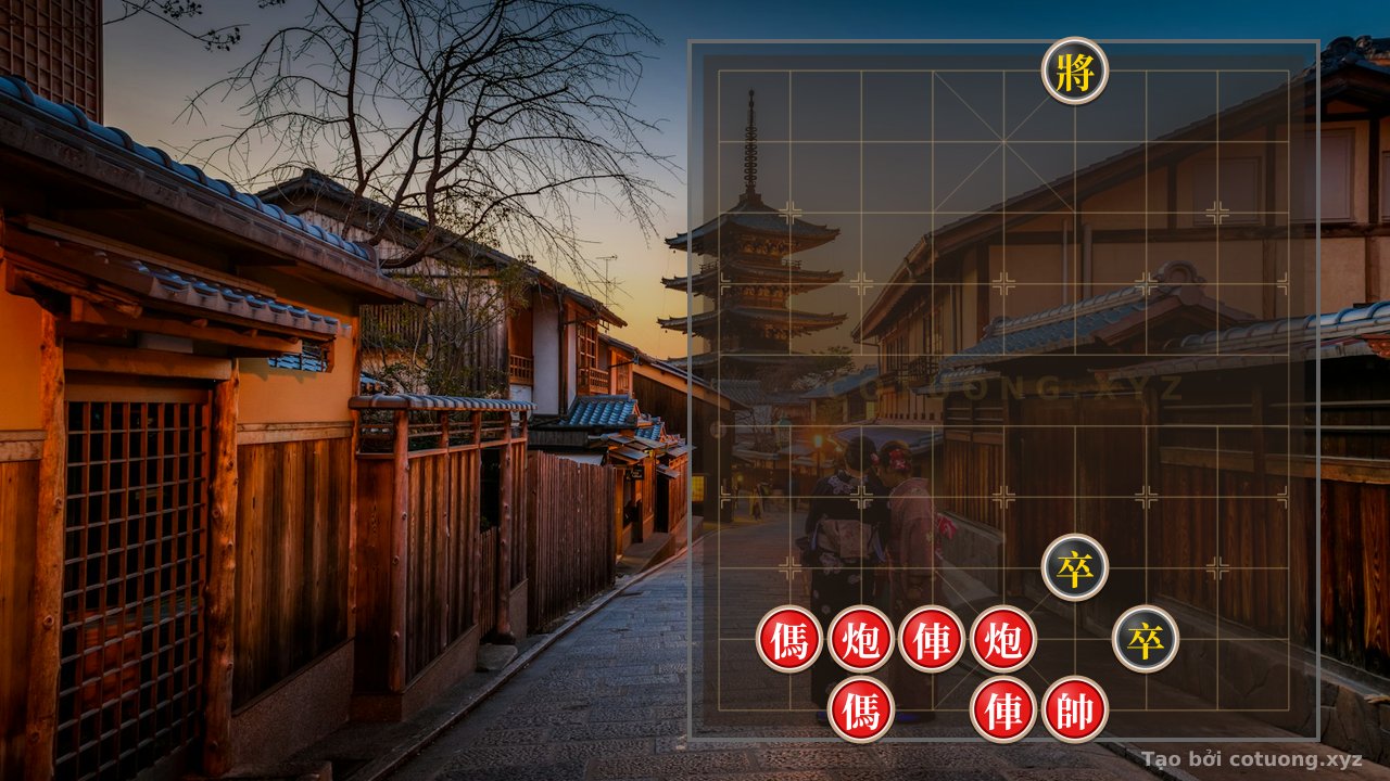 Thế cờ: Xiangqi Formation: Double Horse Spear, Strong Defense for Black — Cờ Tướng Online