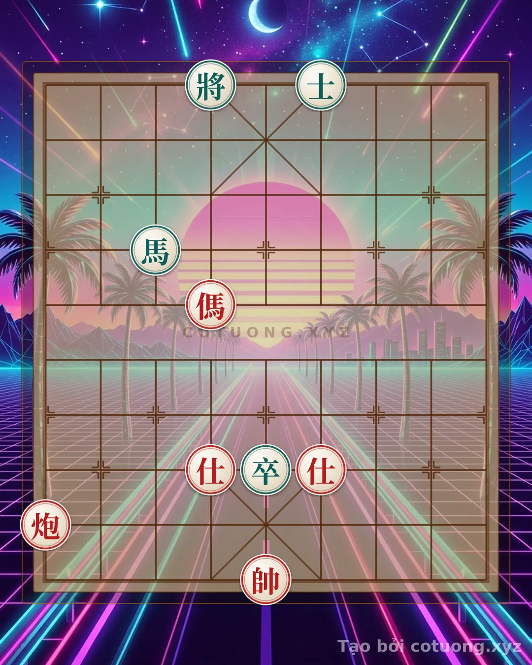 Thế cờ: Xiangqi Strategy: Double Horse vs. Cannon - Winning Tactics from the Board — Cờ Tướng Online