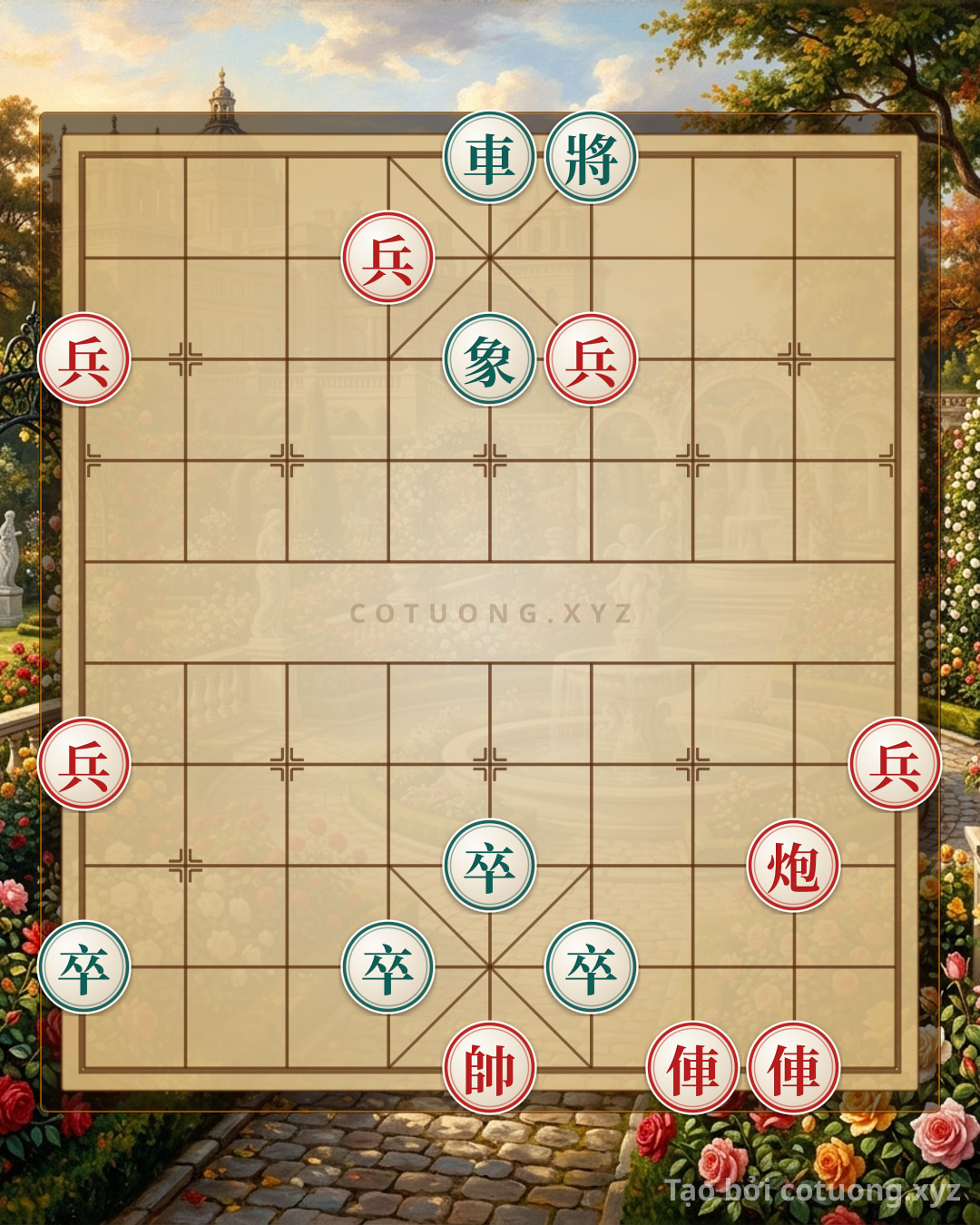 Challenge: Red General Chess: Tactics for Attacking the Black Chariot in an Extremely Dangerous Position - Can you solve it?